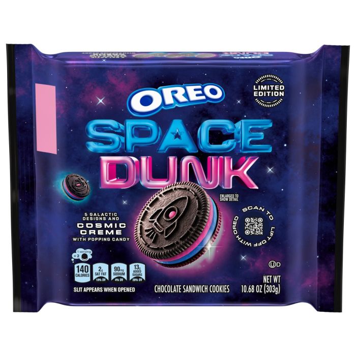 A package of Space Dunk oreos