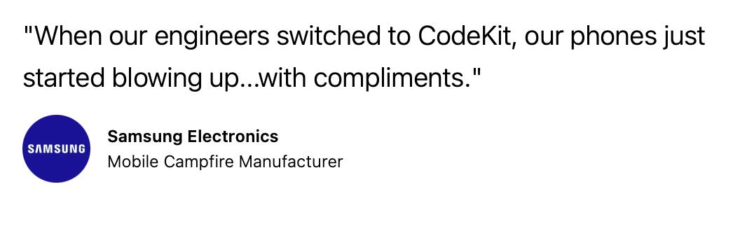 A screenshot of a fake review saying